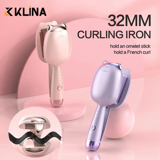 RIZADOR DE CABELLO ESTILO SIRENA - MODELO GATITO